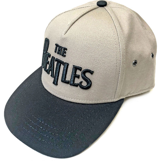 Beatles Drop T Logo Snapback Baseball Cap Front