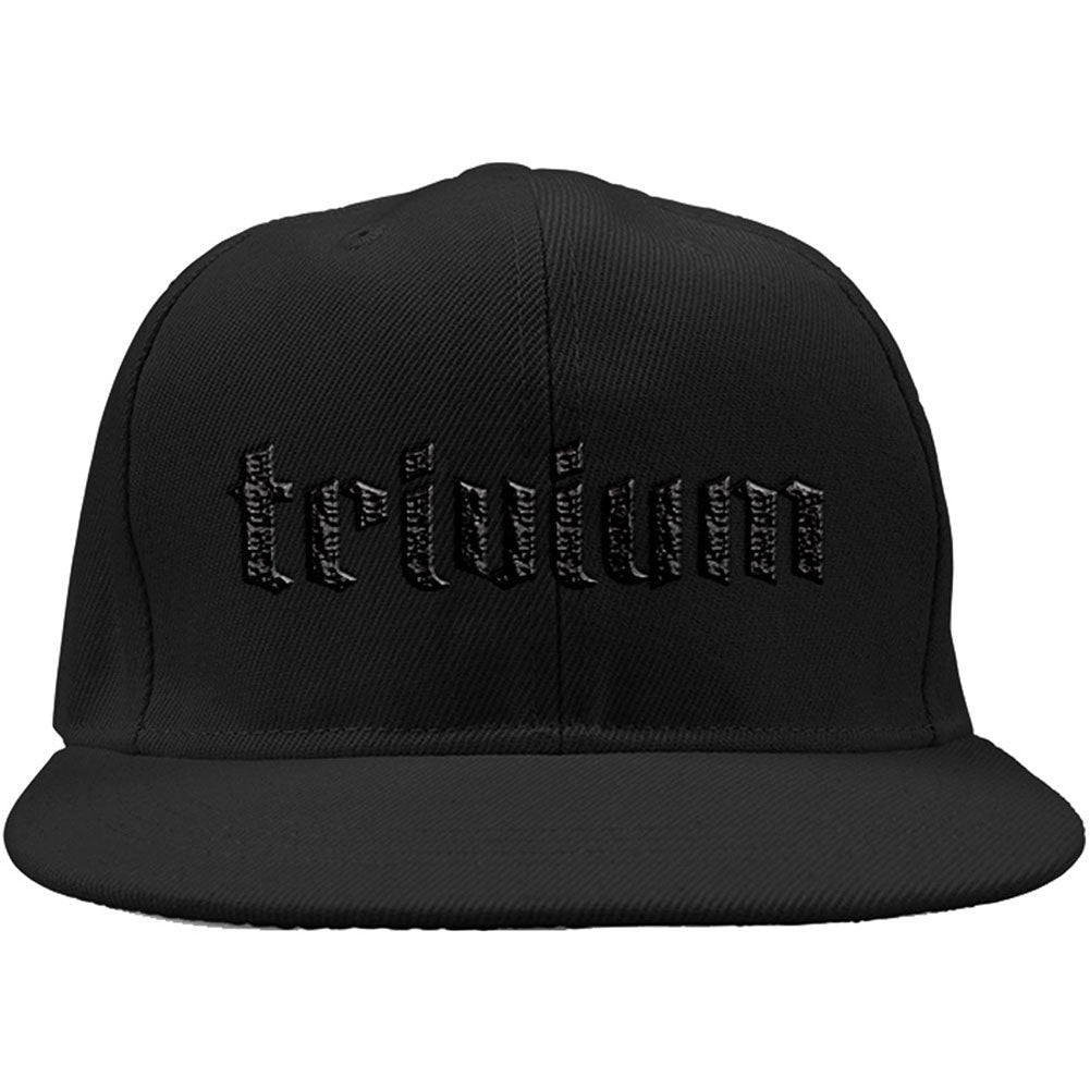 Trivium Logo Snapback Baseball Cap Front