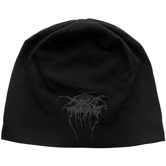 DarkThrone Logo Jersey Beanie Beanie Front