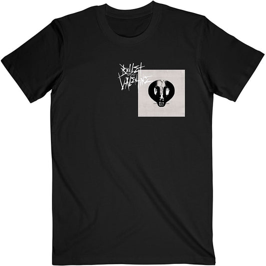 Bullet For My Valentine Album Cropped & Logo Slim Fit T-shirt Front