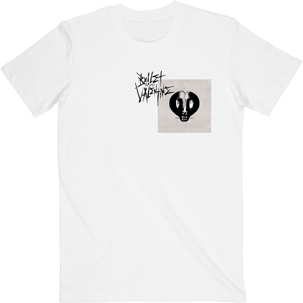 Bullet For My Valentine Album Cropped & Logo Slim Fit T-shirt Front