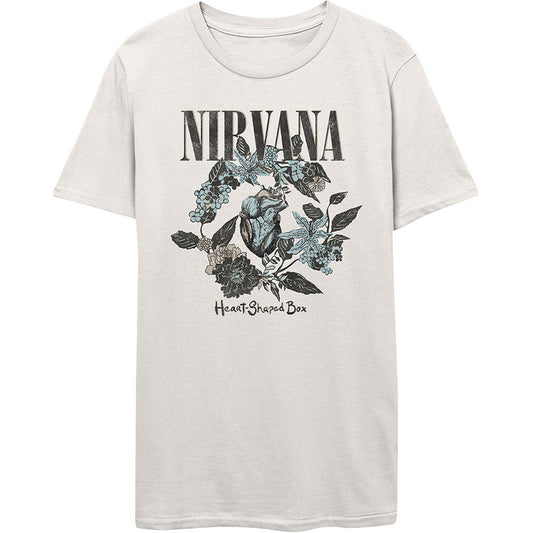 Nirvana Heart Shape Box Slim Fit T-shirt Front