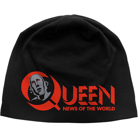 Queen News of the World Jersey Beanie Beanie Front