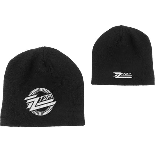 ZZ Top Circle Logo Beanie Front