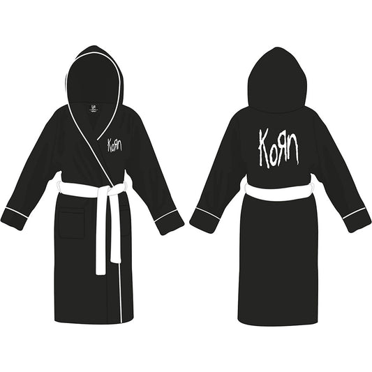 Korn Logo Bath Robe Front