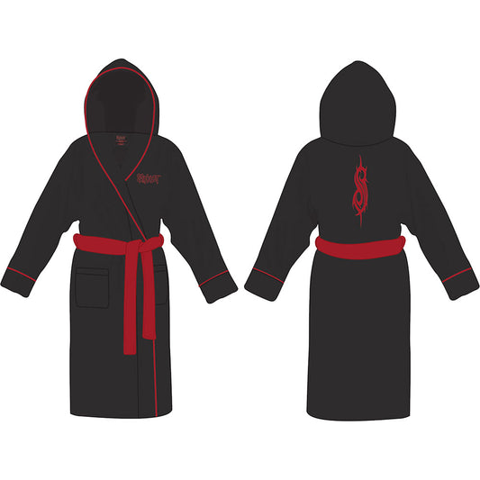 Slipknot Logo & Tribal S Bath Robe Front