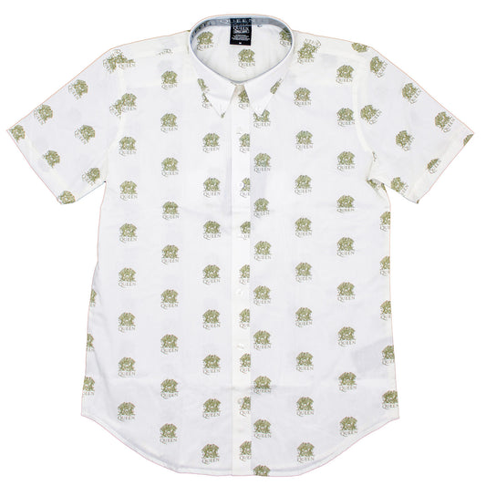 Crest Pattern (All Over Print) Dress Shirt