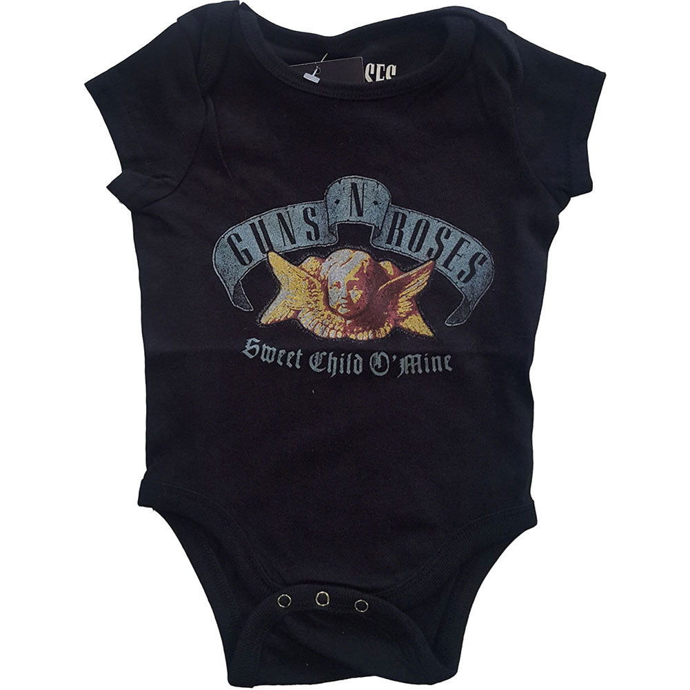 Guns N Roses Sweet Child O' Mine Kids Baby Grow Bodysuit Front