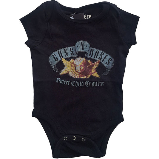 Guns N Roses Sweet Child O' Mine Kids Baby Grow Bodysuit Front