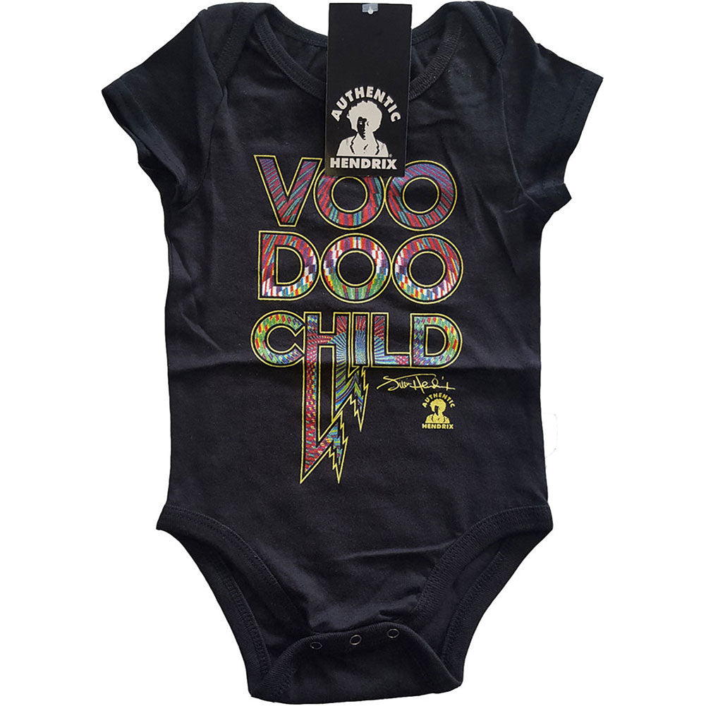 Jimi Hendrix Voodoo Child Kids Baby Grow Bodysuit Front