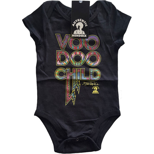Jimi Hendrix Voodoo Child Kids Baby Grow Bodysuit Front