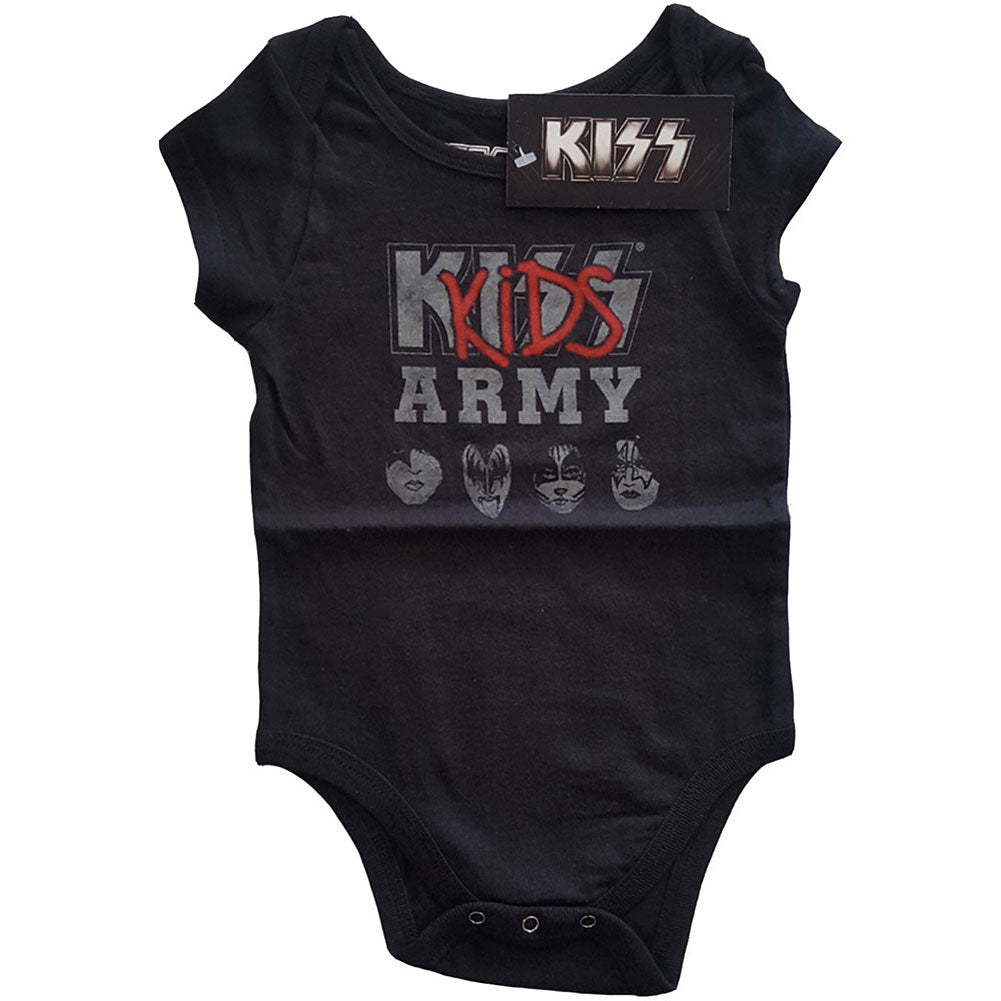 KISS Army Kids Baby Grow Bodysuit Front
