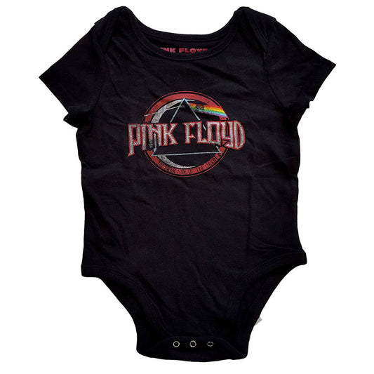 Pink Floyd Vintage Dark Side of the Moon Seal Kids Baby Grow Bodysuit Front