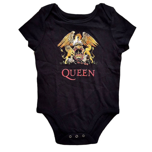 Queen Classic Crest Kids Baby Grow Bodysuit Front