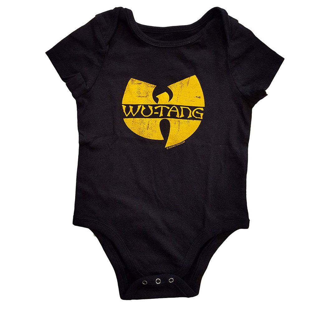 Wu Tang Clan Logo Kids Baby Grow Bodysuit Front