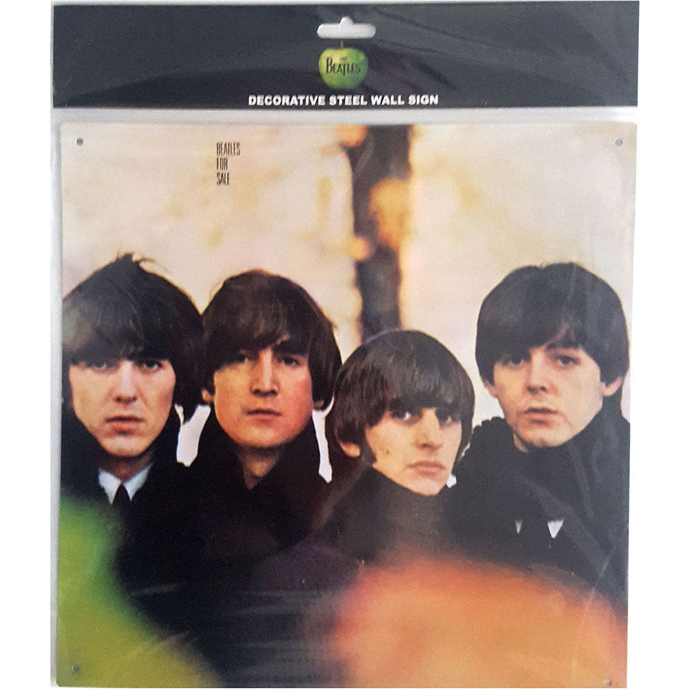 Beatles For Sale Album Steel Wall Sign Tin Concert Sign Front