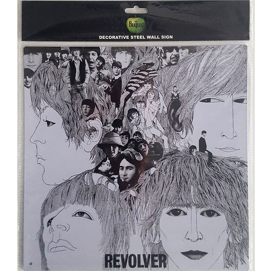 Beatles Revolver Steel Wall Sign Tin Concert Sign Front