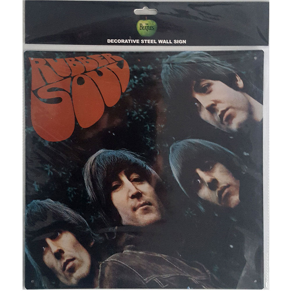Beatles Rubber Soul Steel Wall Sign Tin Concert Sign Front