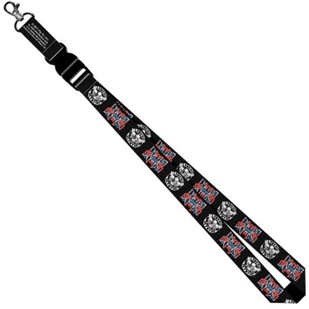 Lynyrd Skynyrd Biker Patch Lanyard Front