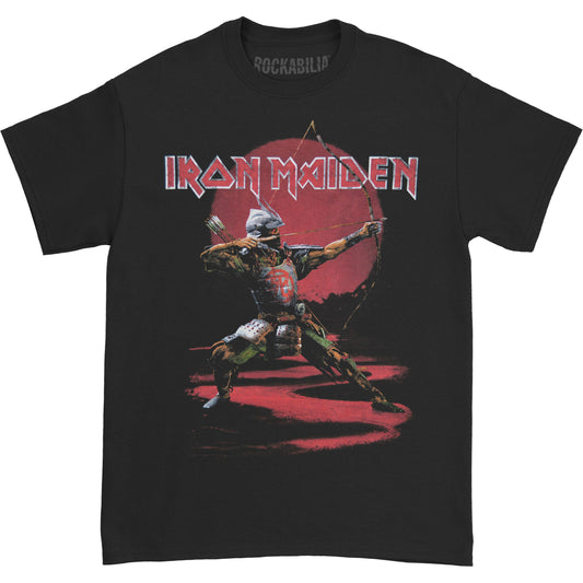 Iron Maiden Eddie Archer Red Circle Life Slim Fit T-shirt Front