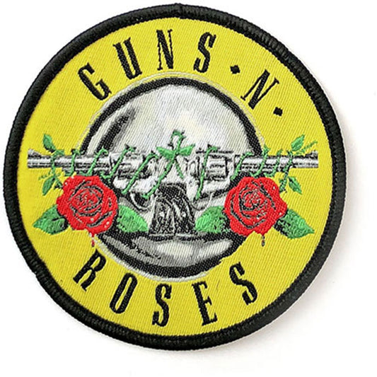 Guns N Roses Classic Circle Logo Woven Patch Front