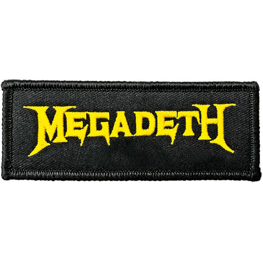 Megadeth Logo Embroidered Patch Front