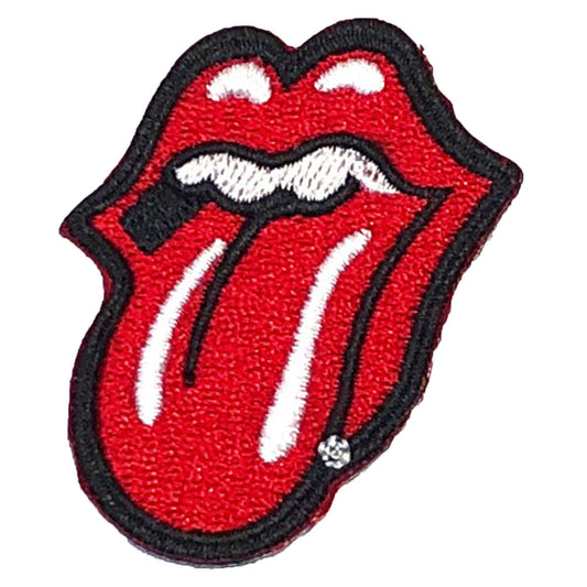 Rolling Stones Classic Tongue Embroidered Patch Front