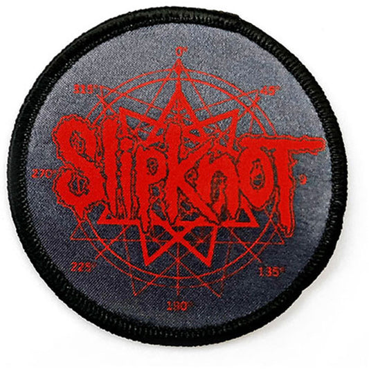Slipknot Logo & Nonagram Embroidered Patch Front