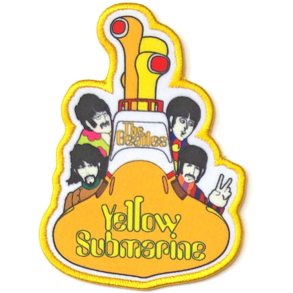 Beatles Yellow Submarine All Aboard (Loose) Embroidered Patch Front