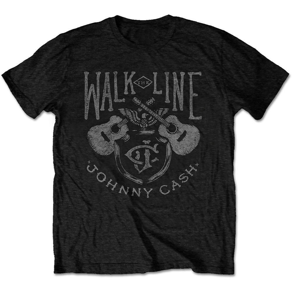 Johnny Cash Walk The Line Slim Fit T-shirt Front