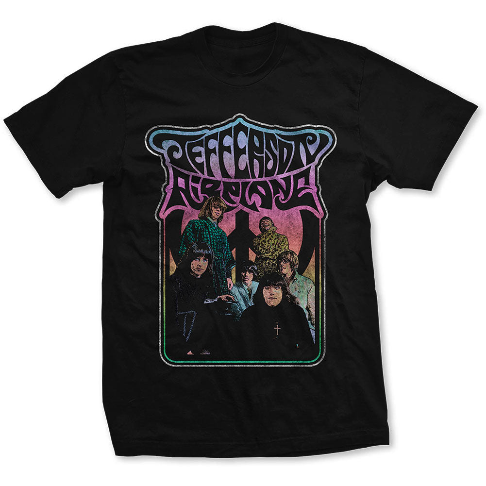 Jefferson Airplane Band Photo Slim Fit T-shirt Front