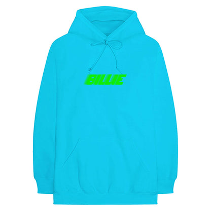 Billie Eilish Thermal Photo (Back Print) Hooded Sweatshirt Front