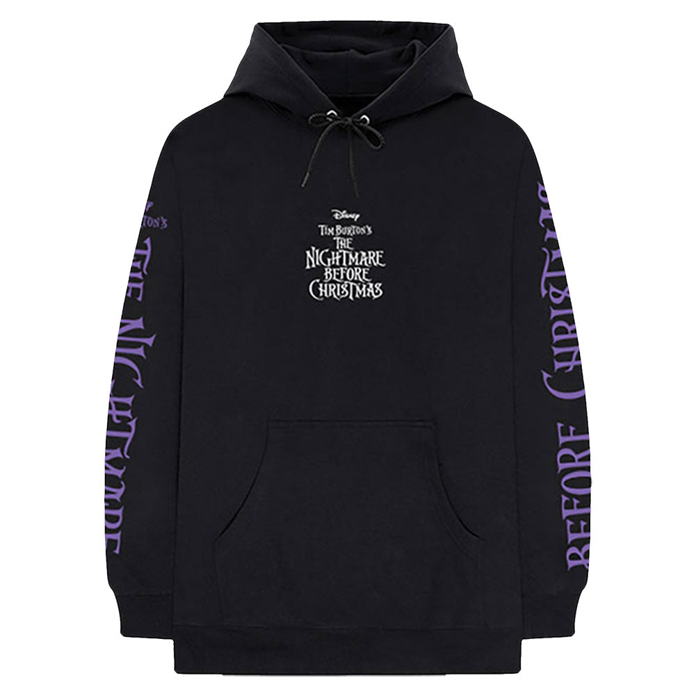 Nightmare Before Christmas Jumbo (Back & Arm Print) Hooded Sweatshirt Front