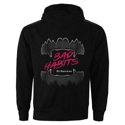 Ed Sheeran Bad Habits (Back Print) Hooded Sweatshirt Back