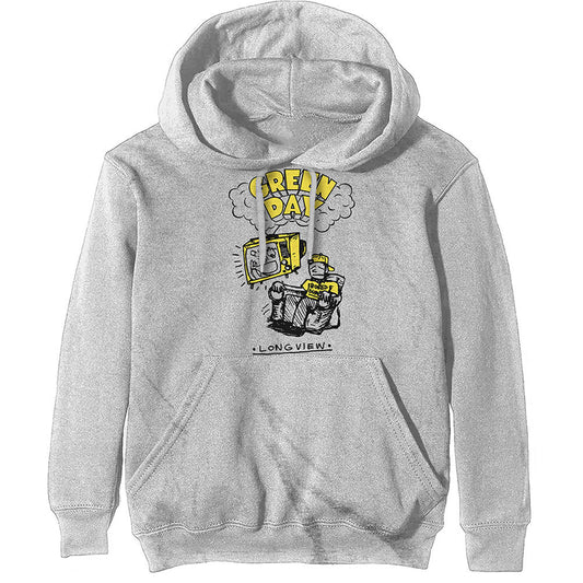 Green Day Longview Doodle Hooded Sweatshirt Front