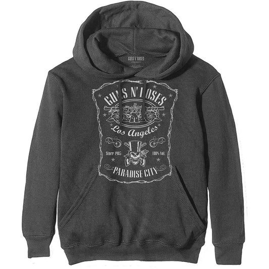 Guns N Roses Paradise City Hooded Sweatshirt Front
