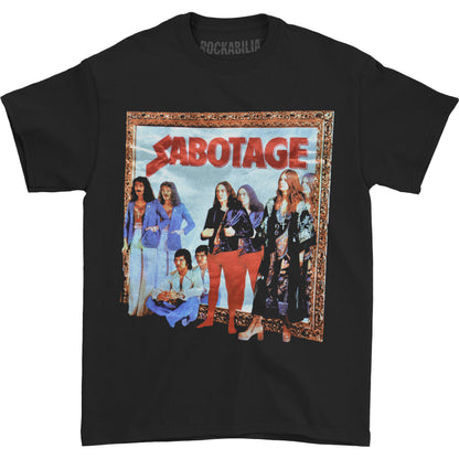 Black Sabbath Sabotage (Back Print) Slim Fit T-shirt Front