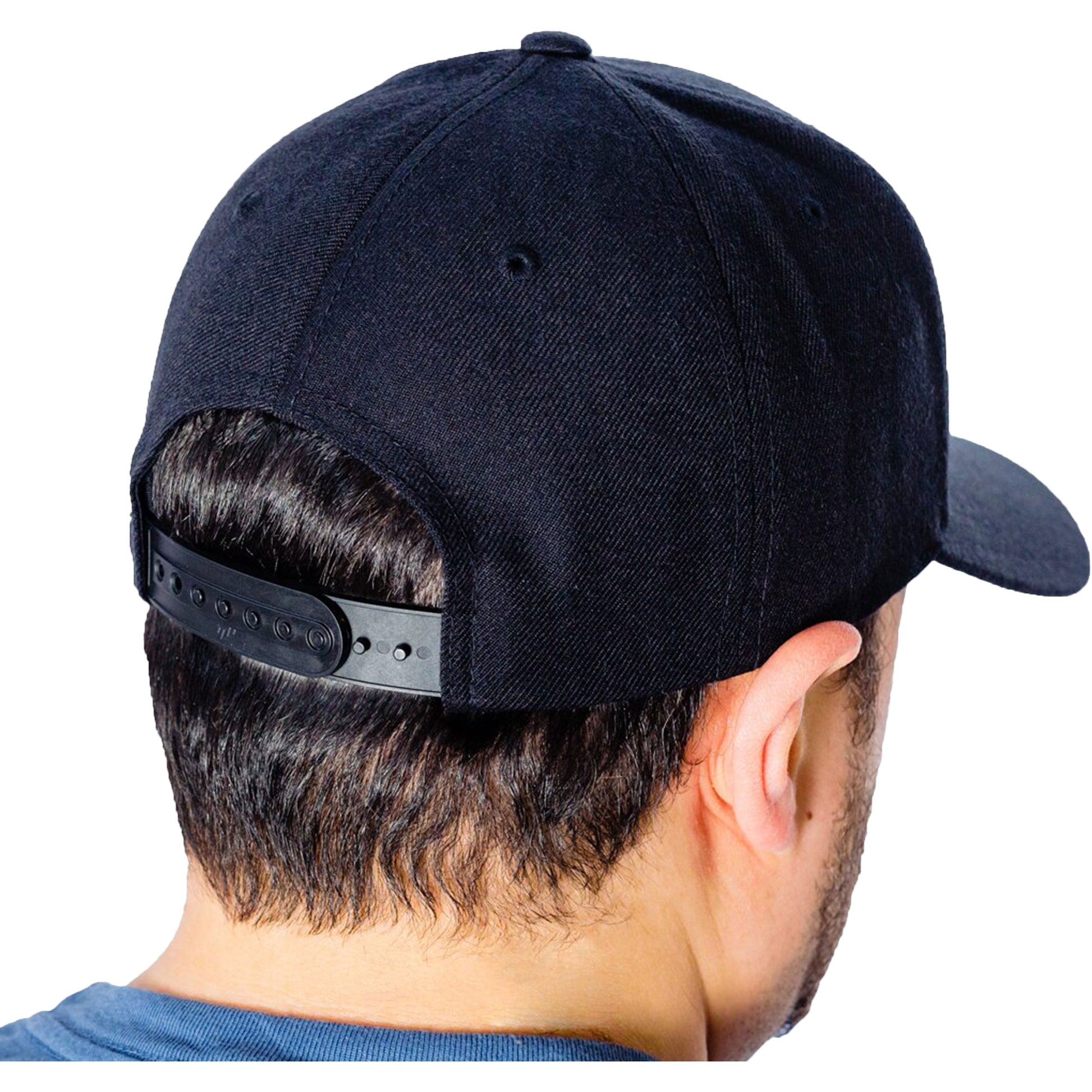 Accept Emb. Logo Snap Back Hat Baseball Cap Back