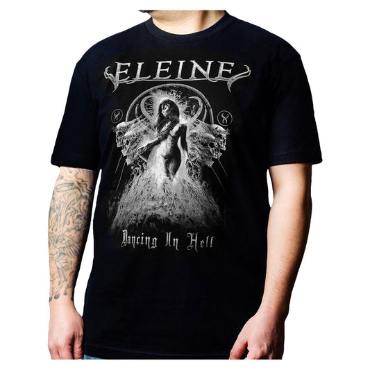 Eleine Dancing In Hell BW Slim Fit T-shirt Front