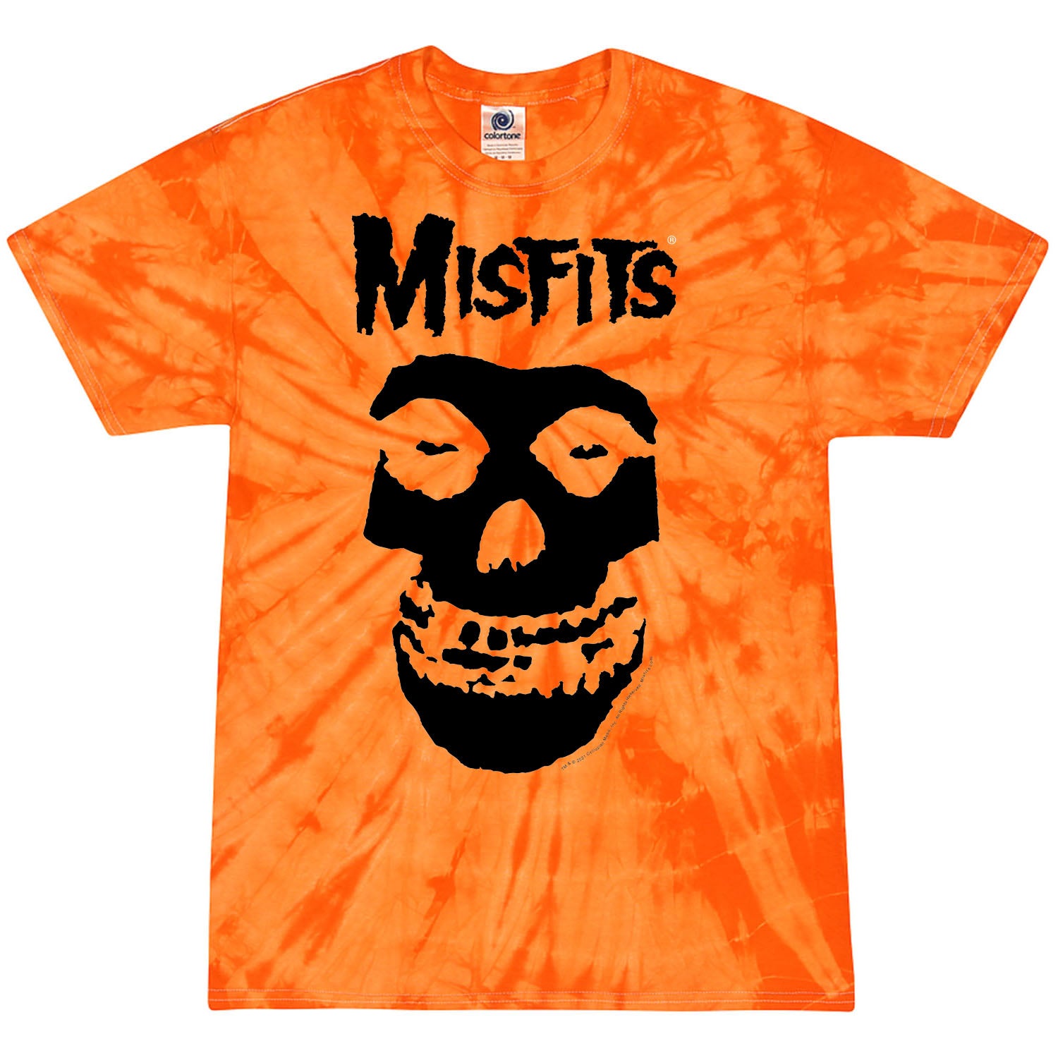 Misfits Halloween Tie-Dye (Rockabilia Exclusive) Tie Dye T-shirt Front
