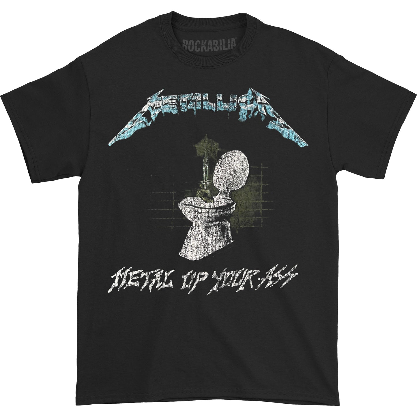 Metallica Metal Up Your Ass (Back Print) Slim Fit T-shirt Front