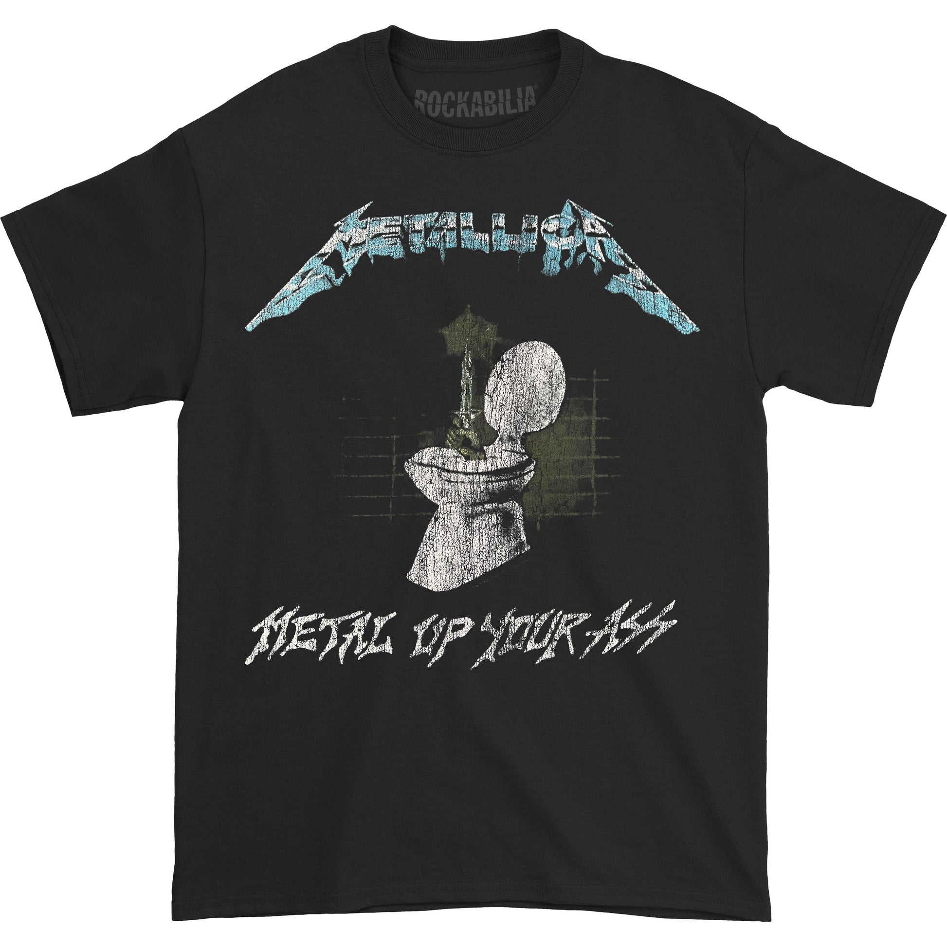 Metallica Metal Up Your Ass (Back Print) Slim Fit T-shirt Front