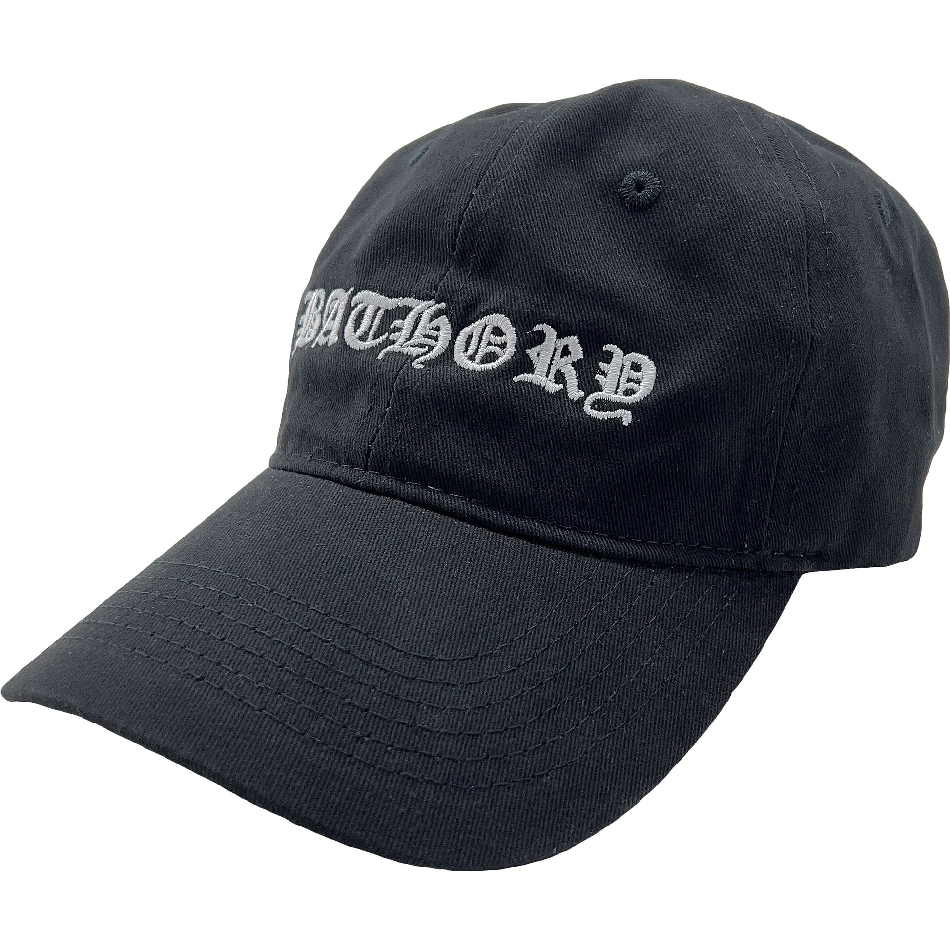 Bathory Embroidered Logo Dad Hat Baseball Cap Front