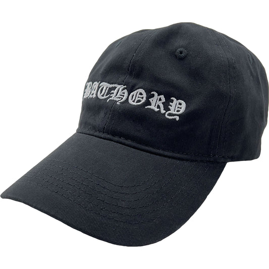 Bathory Embroidered Logo Dad Hat Baseball Cap Front