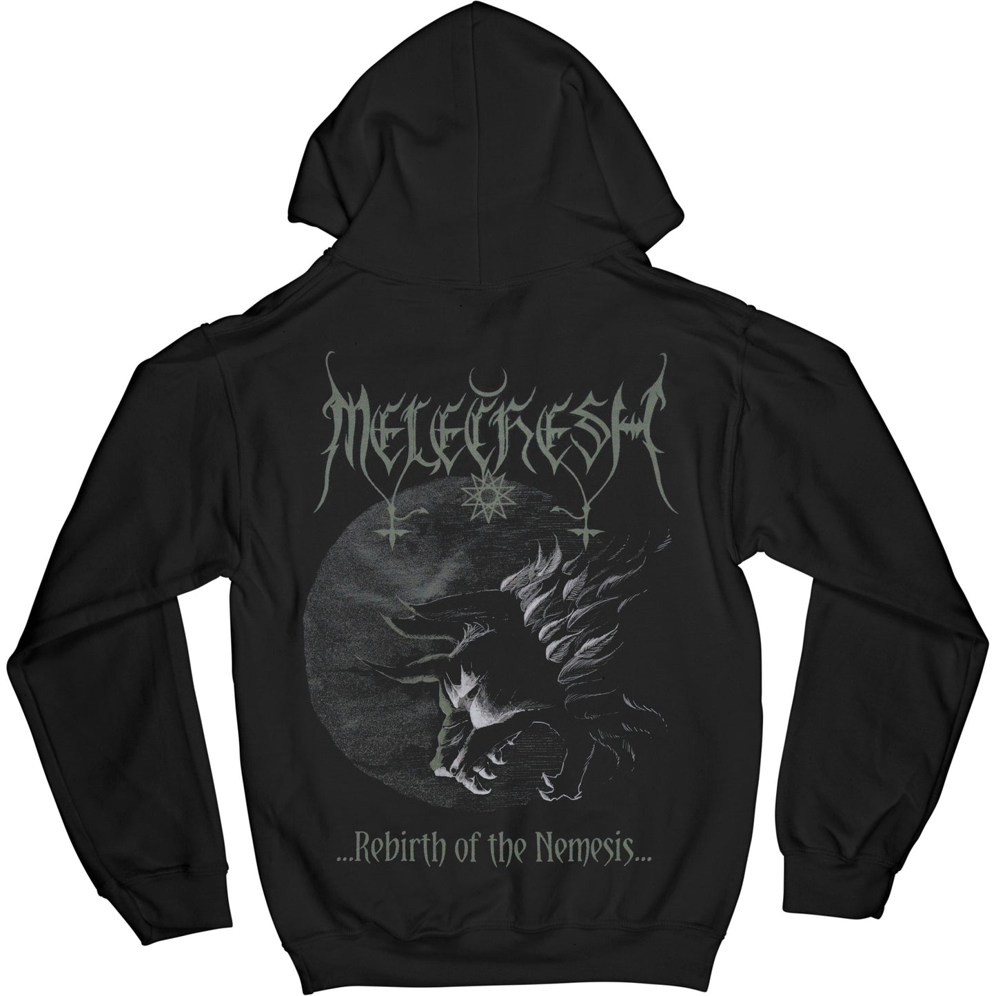 Melechesh Nemesis Hoodie Hooded Sweatshirt Back