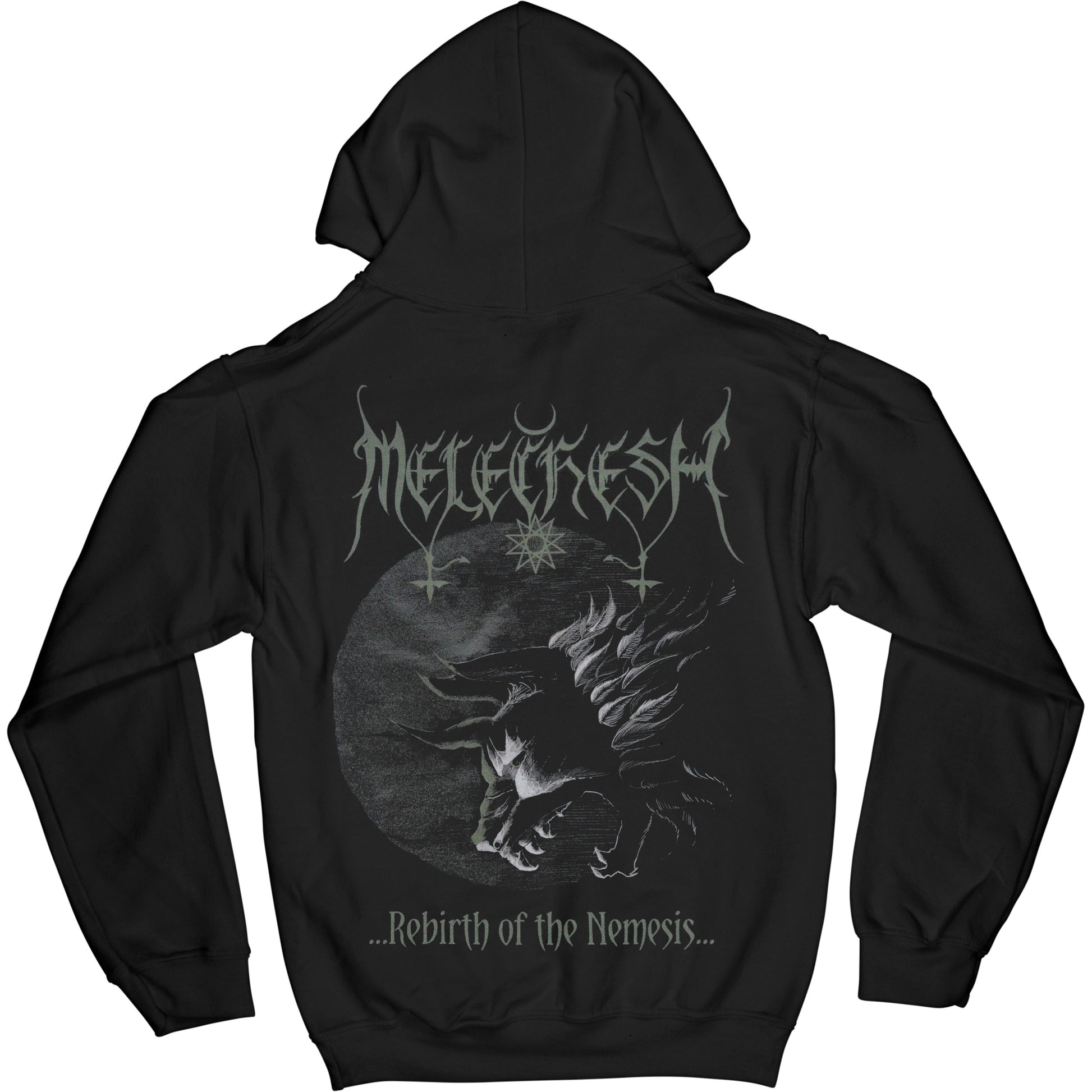 Melechesh Nemesis Hoodie Hooded Sweatshirt Back