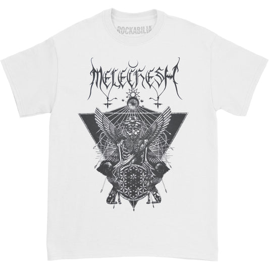 Melechesh Triangular Wings White T-shirt Front