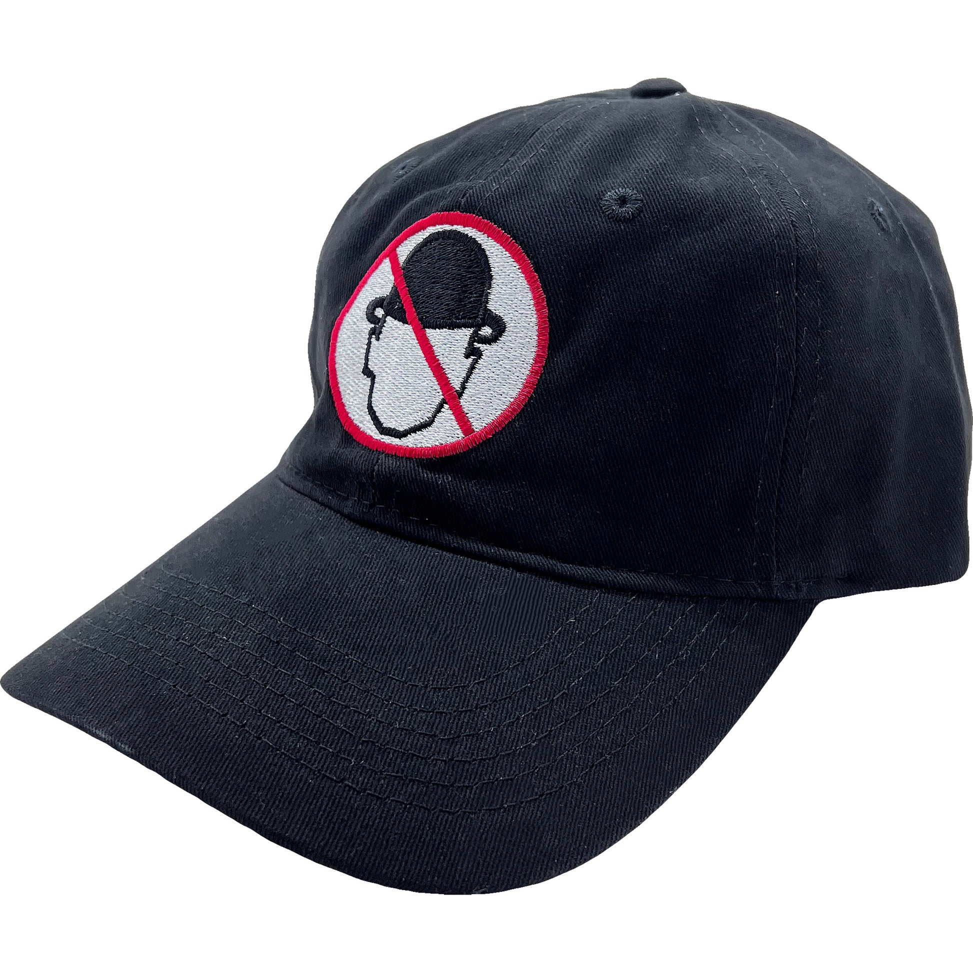 Men Without Hats Logo Dad Hat Baseball Cap Front