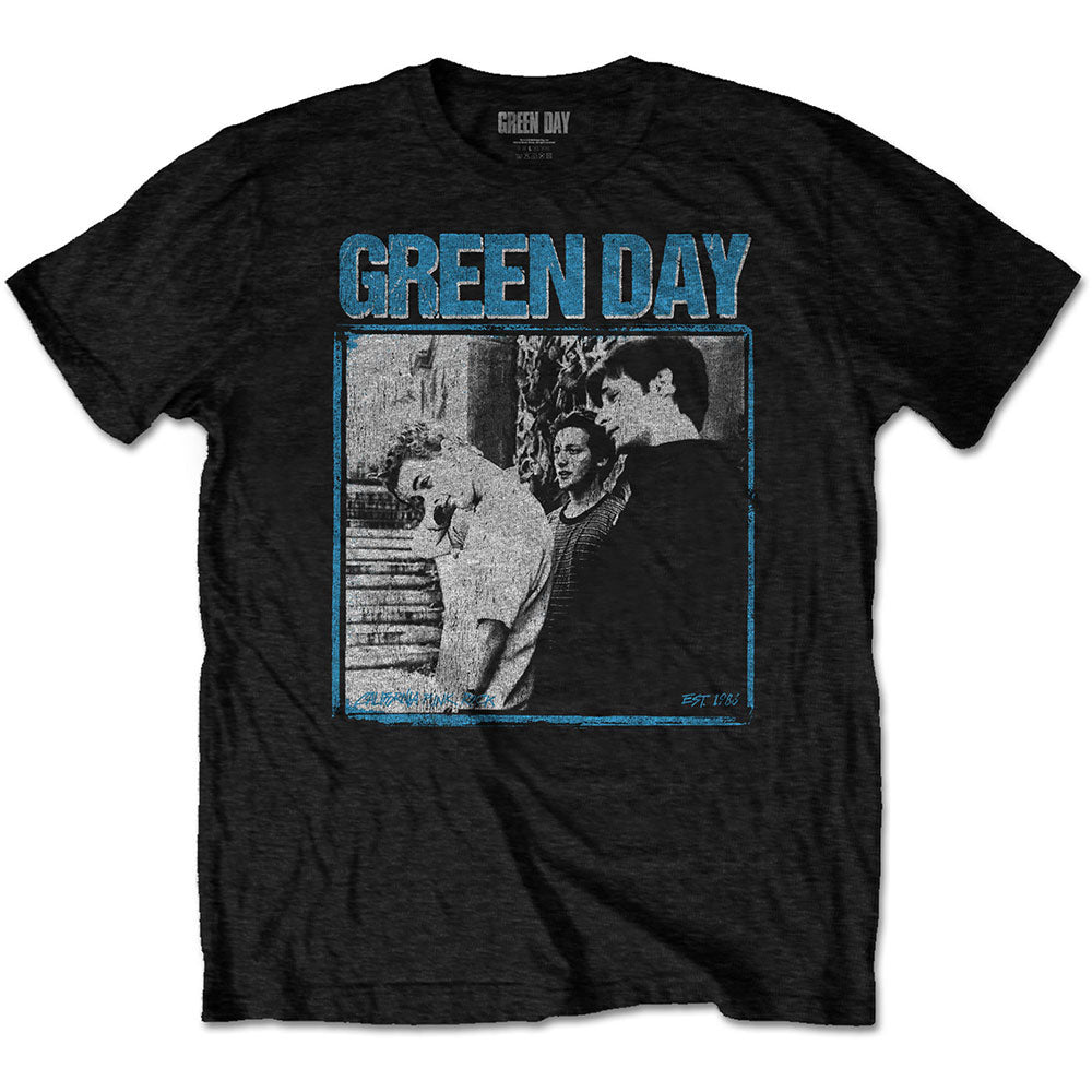 Green Day Photo Block Slim Fit T-shirt Front