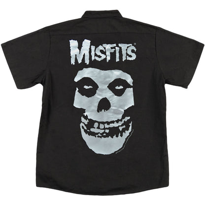 Misfits Skull Workshirt Work Shirt Back